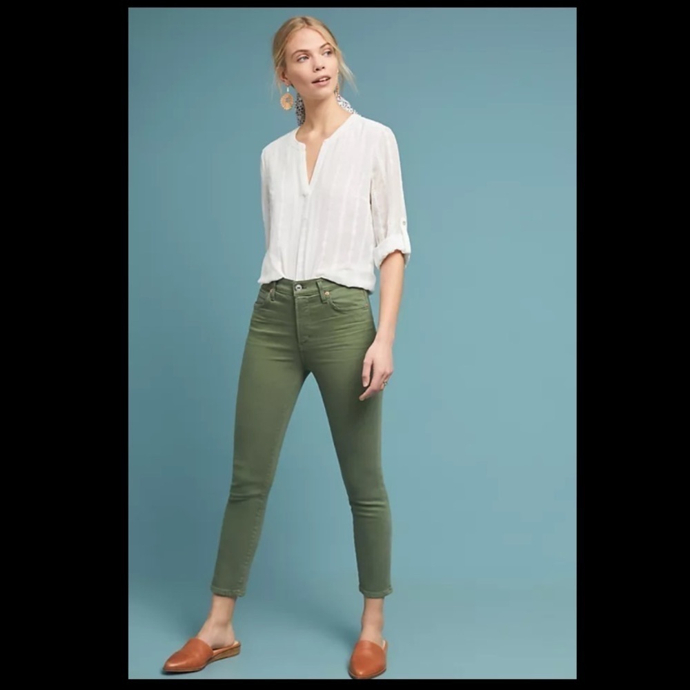 Citizens of Humanity Anthropologie NWT Rocket High-Rise Skinny Jeans Size 28.